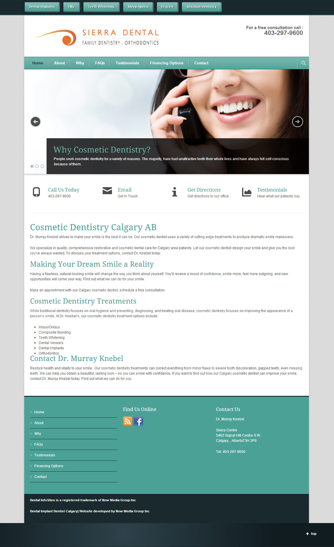 Cosmetic InfoSite by Now Media Group
