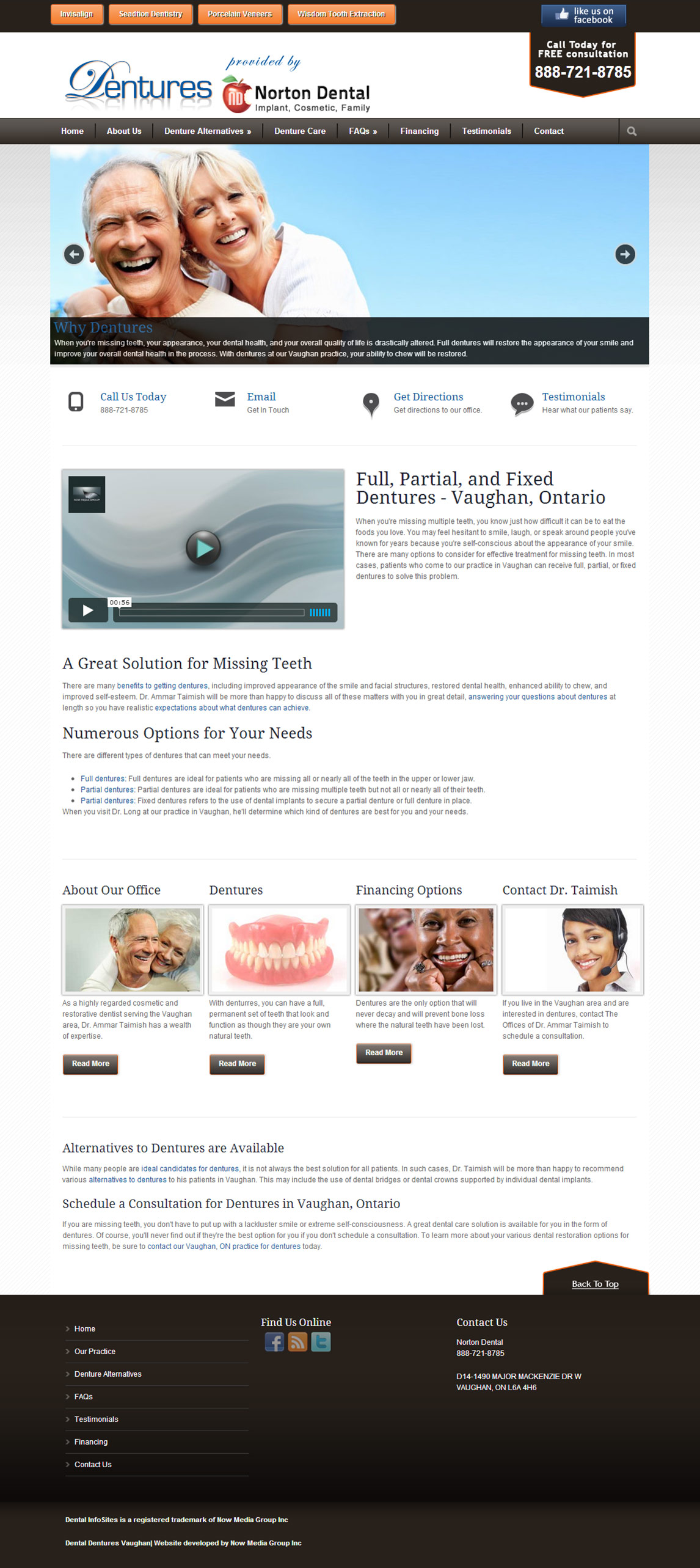 Dentures InfoSite by Now Media Group